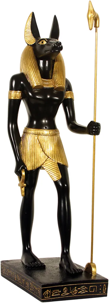 Statue Anubis 41 cm : la décoration égyptienne parfaite et authentique