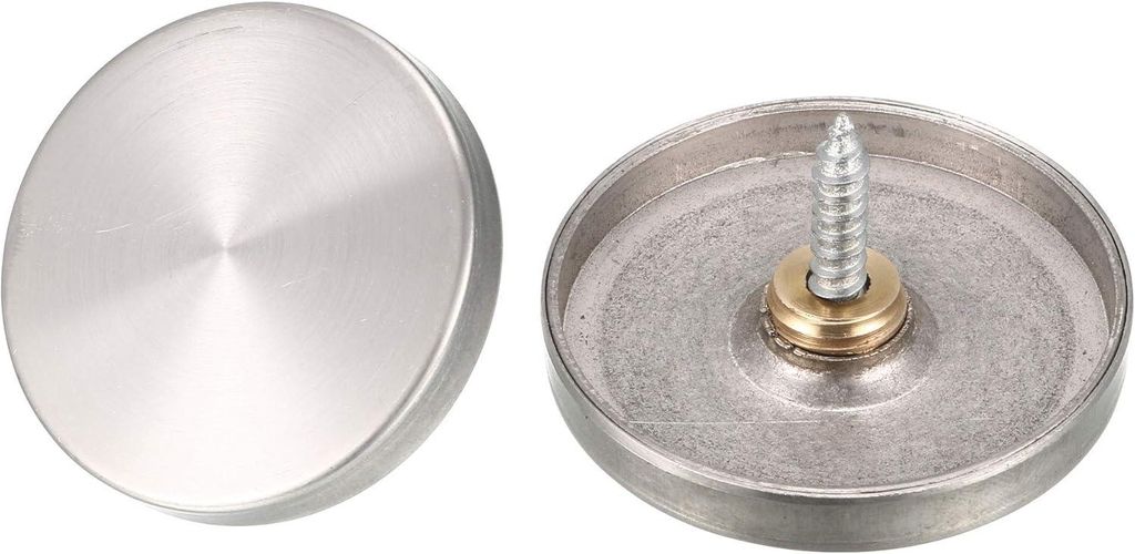 Stück 40 mm Spiegelschraubenabdeckungen, Ziernägel für Kleiderschrank, Tisch, Glas, Edelstahl
