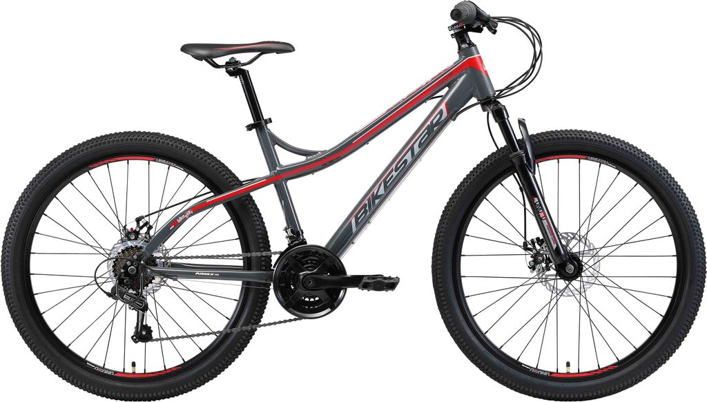 BIKESTAR Hardtail Aluminium Mountainbike 26 Zoll, 21 Gang