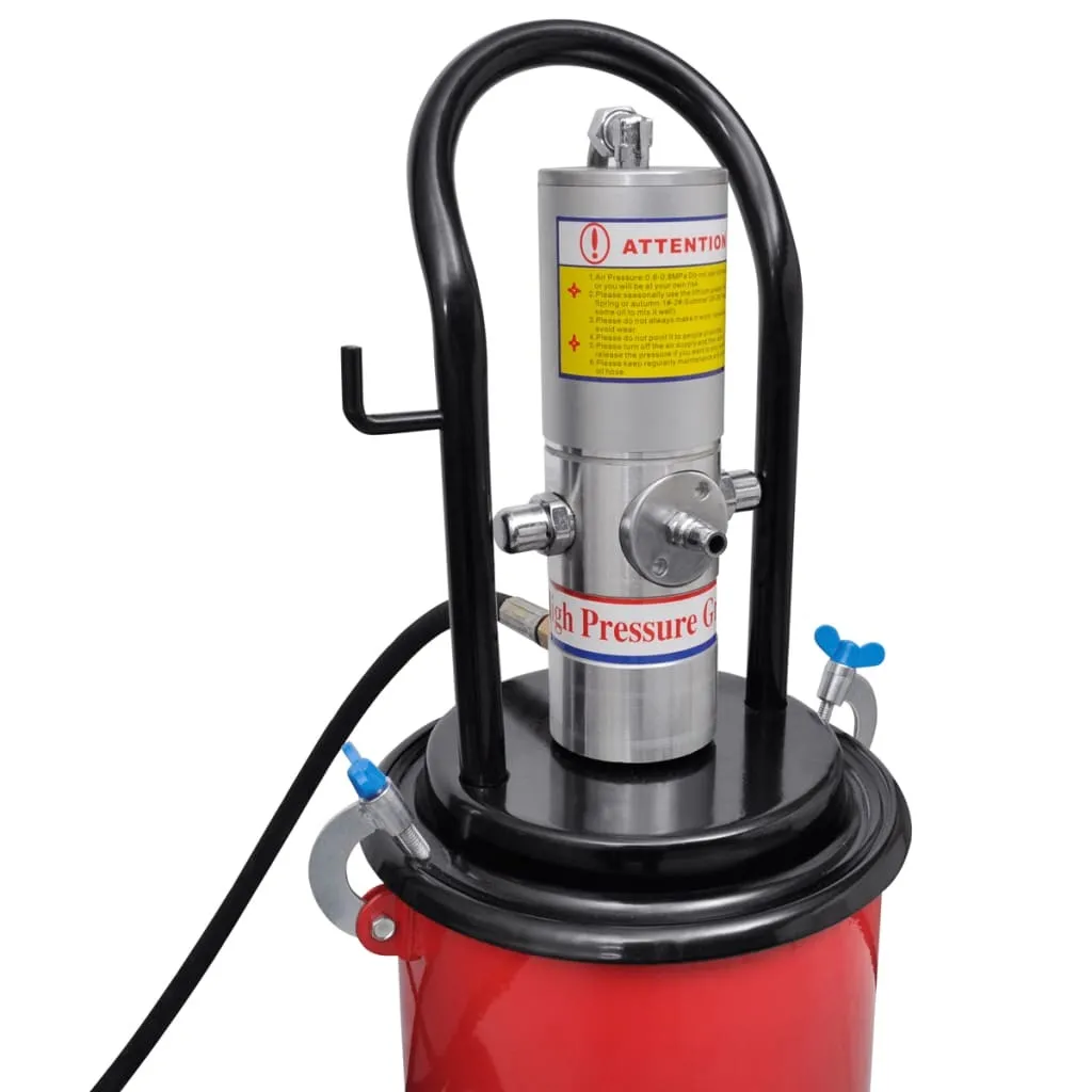 Pompe à graisse pneumatique 12 litres professionnelle modèle PG-12L