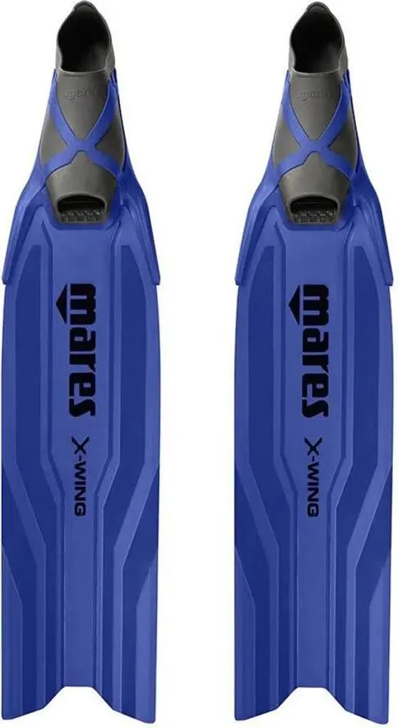 Palmes d'apnée Mares X-wing Short Bleu 44-45 pour l'Exploration Marine