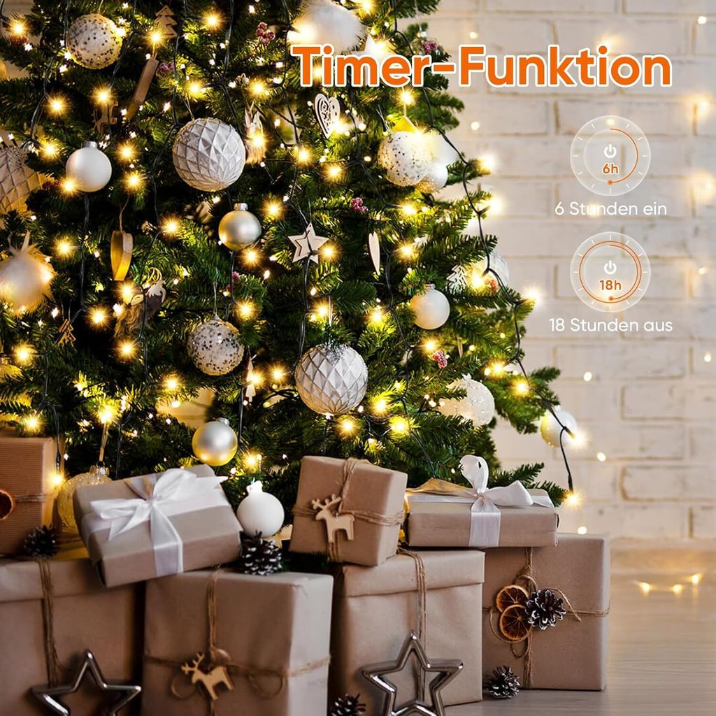 3er-Set LED Mini Lichterkette Mit Batterie – 1 M, 10 LEDs, Warmweiß, Für Weihnachten, Party, Hochzeit & Deko
