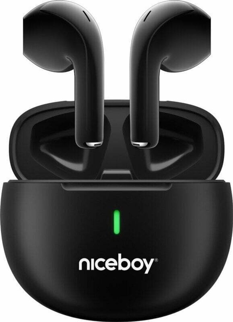 Niceboy Hive Beans Pop Black Bezdrátové sluchátka do uší Obrázek produktu 1