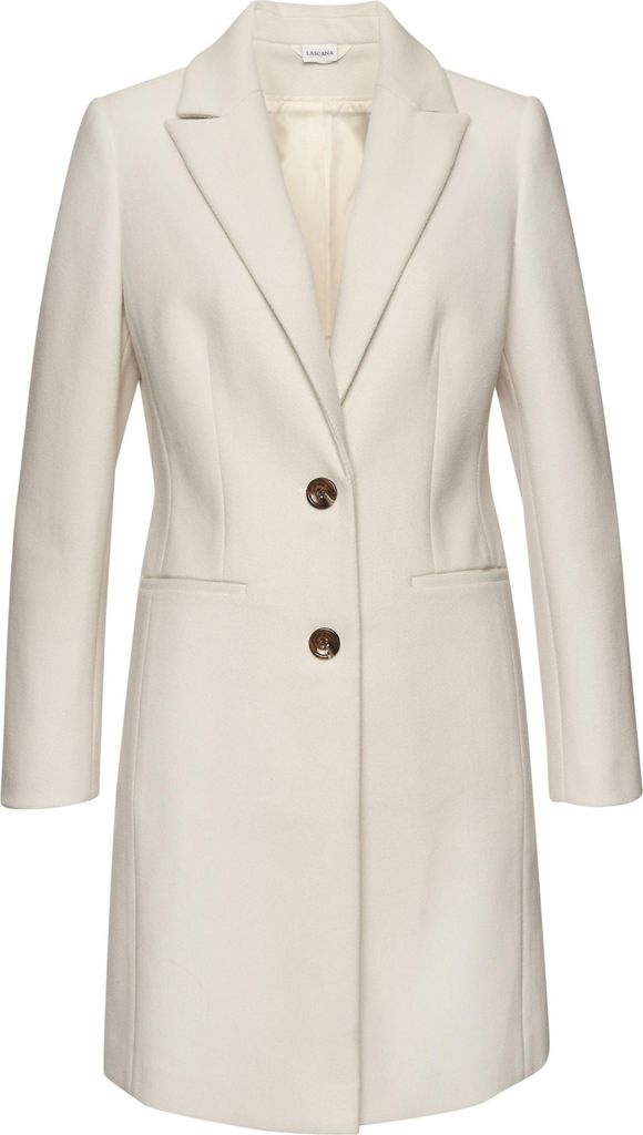 LASCANA Kurzmantel creme Größe 40