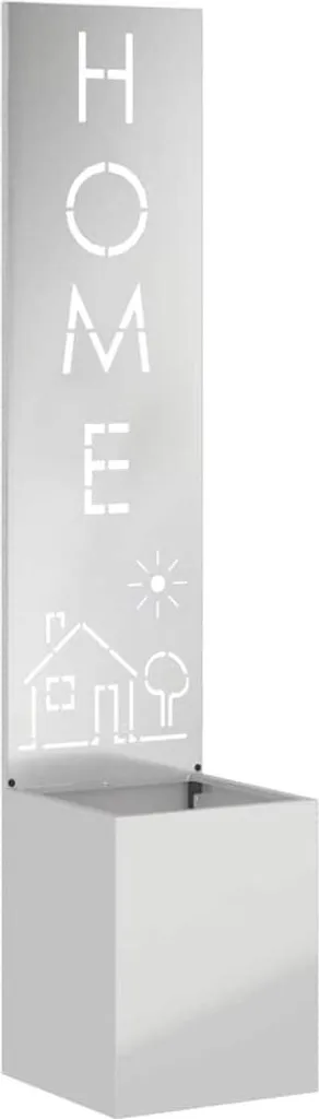 Frangivista Design vidaXL Argento 150cm | Arredo Esterno Acciaio Inox