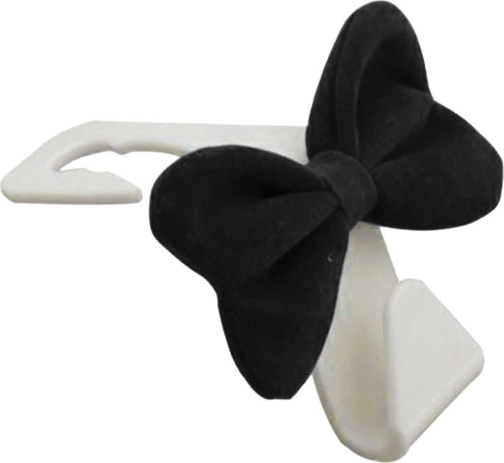 1/2 Stück Auto-Kopfstützenhaken, vielseitige Kleiderbügel, einfache Installation, süßes Schleifen-Design, Aufbewahrungs-Organizer-Haken, Auto-...