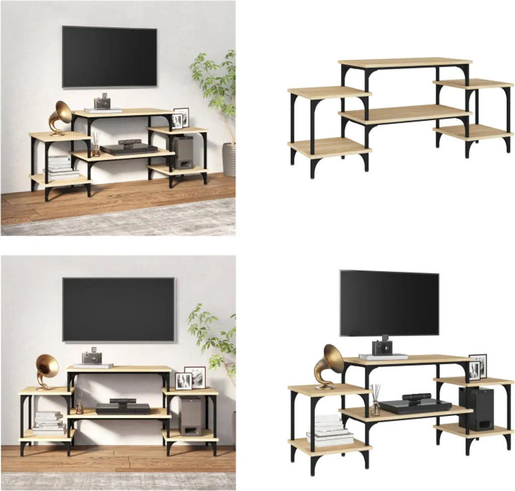 Supporto TV vidaXL 117cm Rovere Sonoma - Design Minimalista e Chic