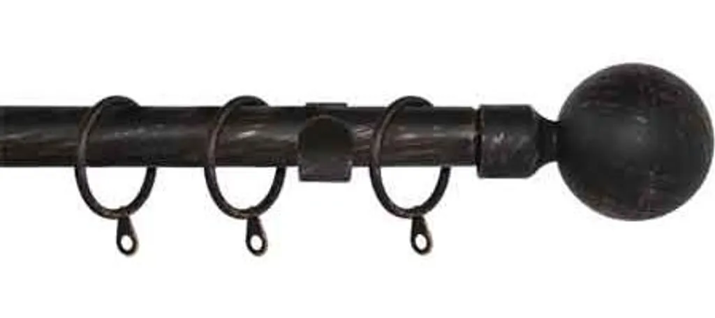 Rideau à cordon SFERA 120/210 cm en nickel satiné pour fenêtre moderne