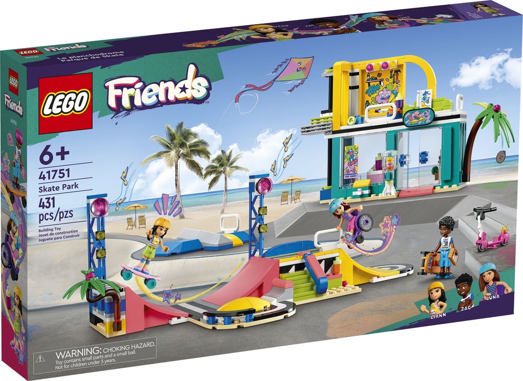 LEGO Friends 41751 Skatepark (431 pièces) Image du produit 