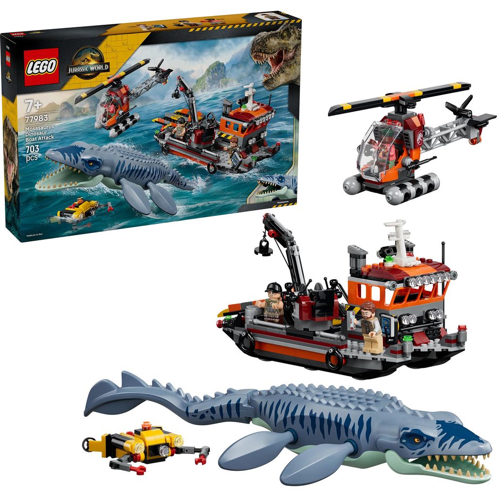 LEGO Jurassic World Útok dinosaura mosasaura na loď, Obrázok produktu 