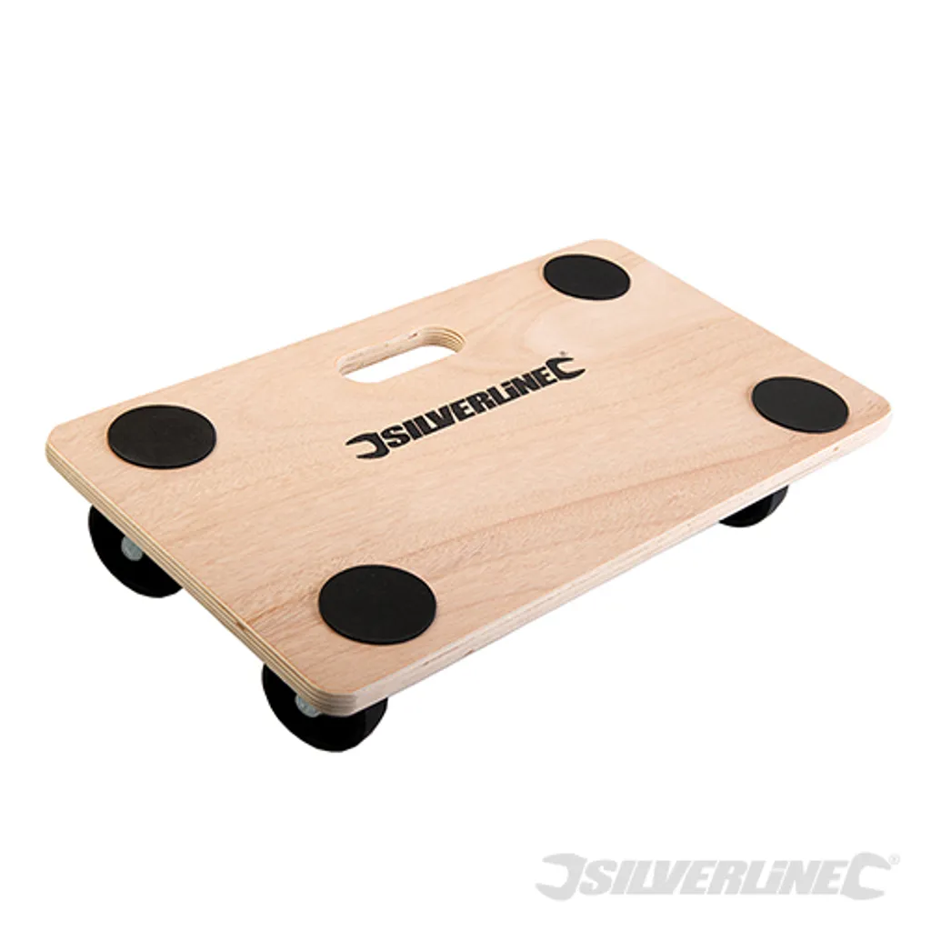 Plate-forme à roulettes 580x290 mm Silverline 647896 charge max 200kg