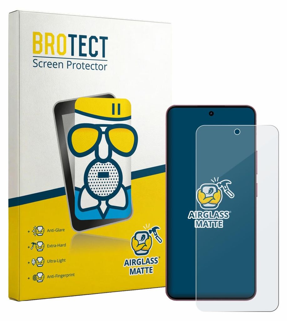 BROTECT Entspiegelungs Schutzglas für realme P4 Lite Schutzfolie Panzer Folie Glas Display Schutz matt