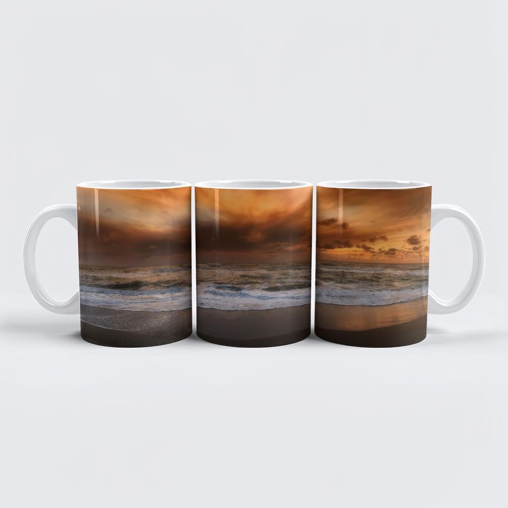 raxxa Premium-Tasse "Abendstimmung am Meer"