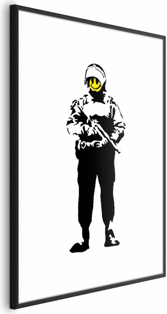 Posterpapier Poster - Smiling Policeman 40x60 cm Streetart h-C-0145-ao-a
