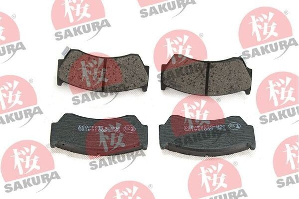 SAKURA Bremsbeläge Satz Vorne Bremsklötze für NISSAN ALMERA Produktbild 