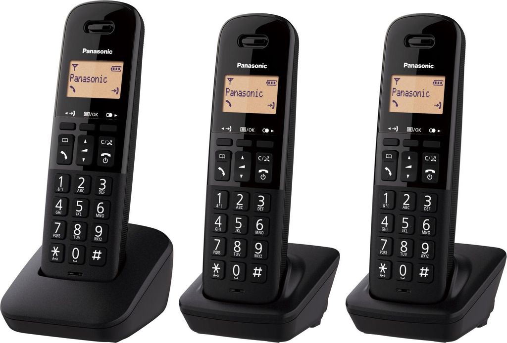 Panasonic KX-TGB613 Telefono DECT Nero Identificatore di Immagine del prodotto 