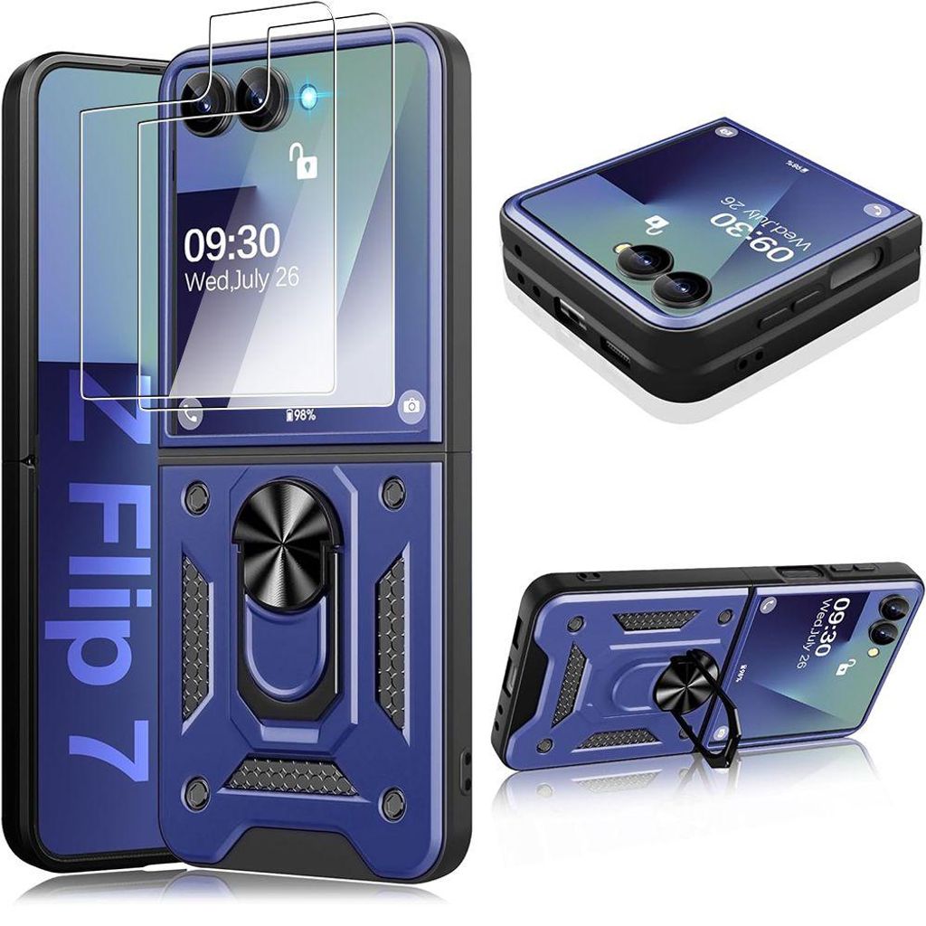 Coque + 2 Verres Trempés pour Samsung Galaxy Z Flip 7, Image du produit 