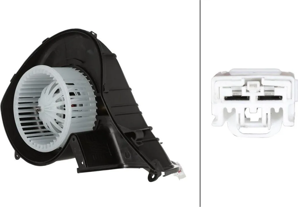Ventilateur 24V 228W HELLA haute puissance pour chauffage VOLVO FH 2P