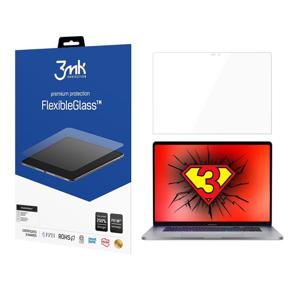 3mk Display Hybridglas FlexibleGlass für Apple Macbook Pro 13" M1/M2 0,3mm 7H