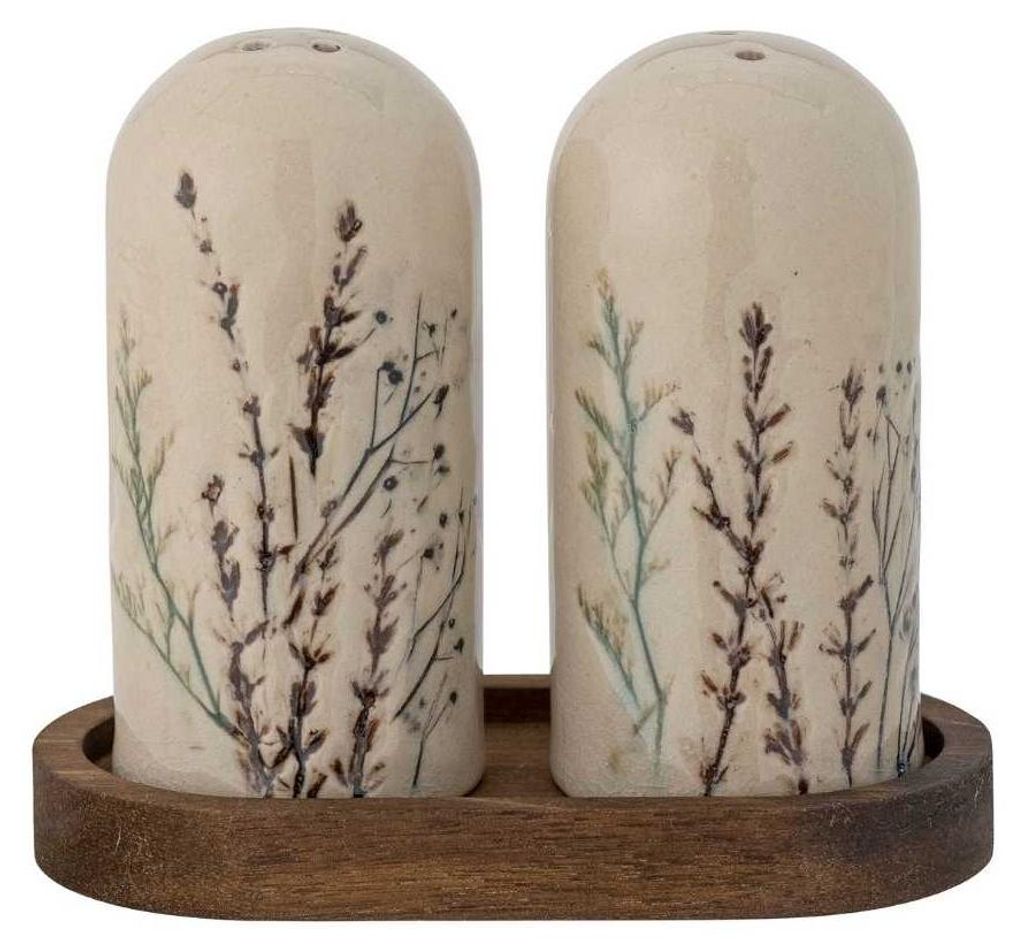 Bloomingville solniczka i pieprzniczka BEA ceramiczna z Zdjęcie produktu 