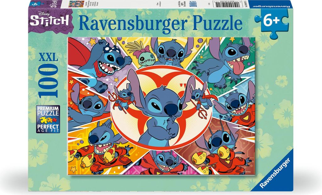 Ravensburger Puzzle XXL Stitch - 100pcs. Image du produit 
