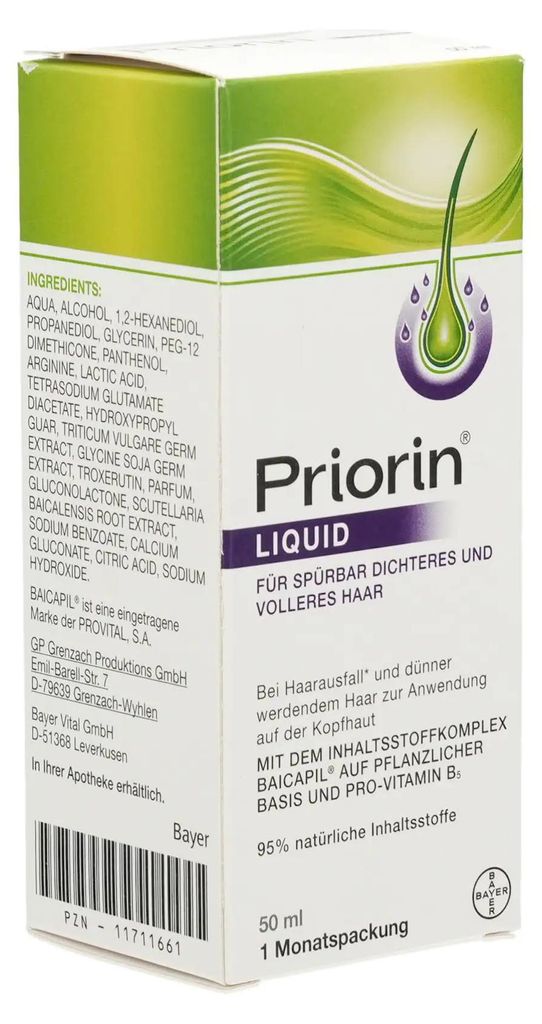 Priorin Líquido, solución de 50 ml Imagen del producto 