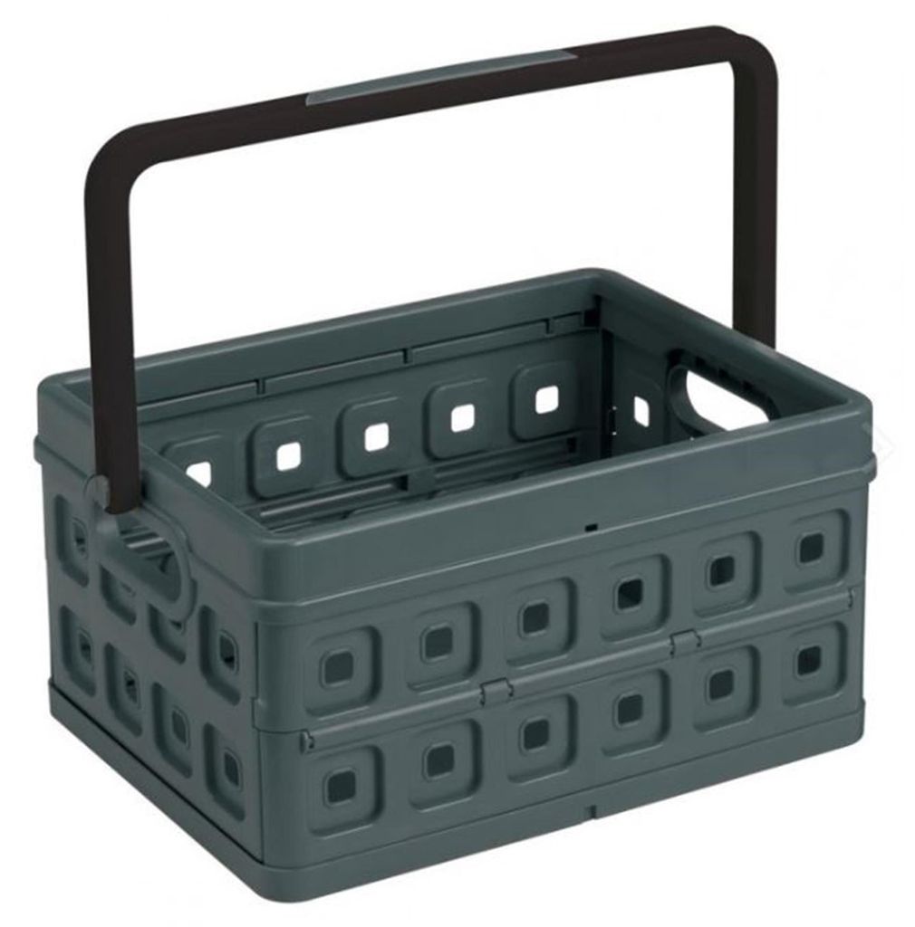 Sunware Klappbox Square 24L anthrazit 43,5 x 31 x 21,3 cm Produktbild 