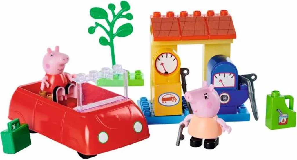 Voiture Familiale Peppa Pig BIG-Bloxx - Jouet de Construction 1er Âge