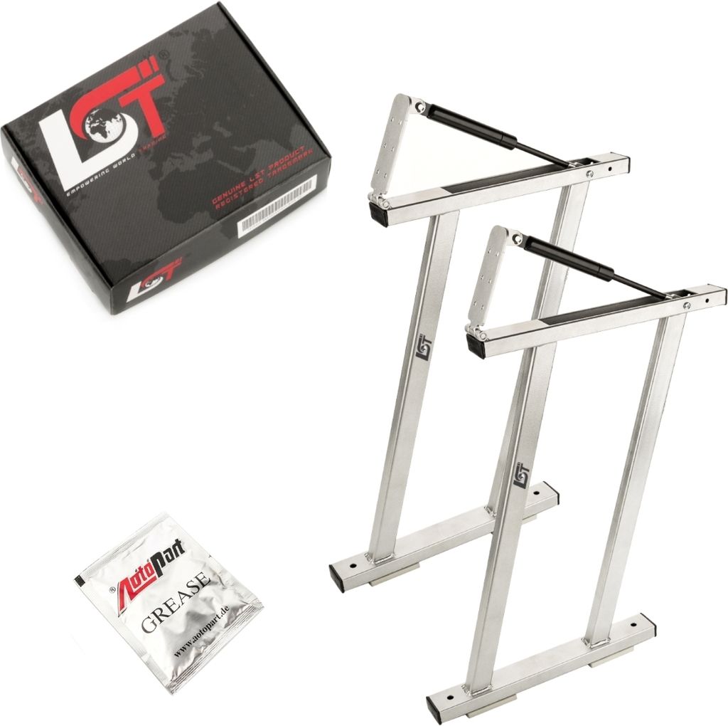 2x Schienen Unterlage Flexboard Scharnier Dämpfer Silber für MERCEDES W639 W447