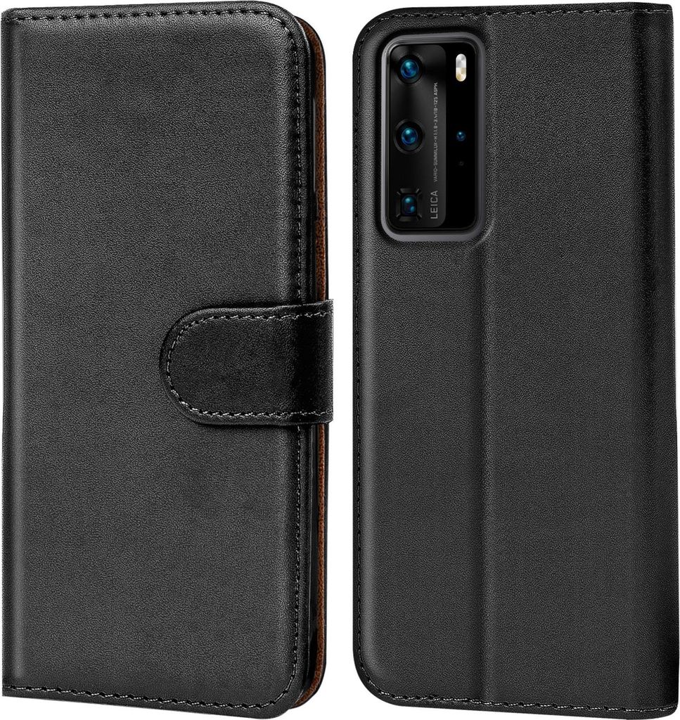 Book Case für Huawei P40 Pro Hülle Flip Cover Handy Tasche Schutz Hülle Schale