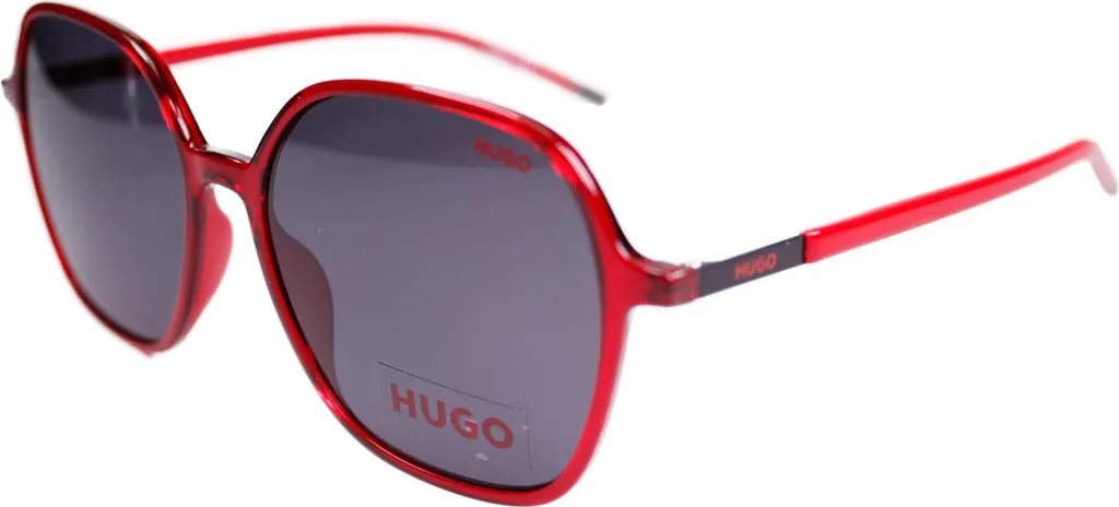 Hugo Boss HG 1236/S C9A/IR: Occhiali da Sole Donna Rossi Trasparenti 55mm