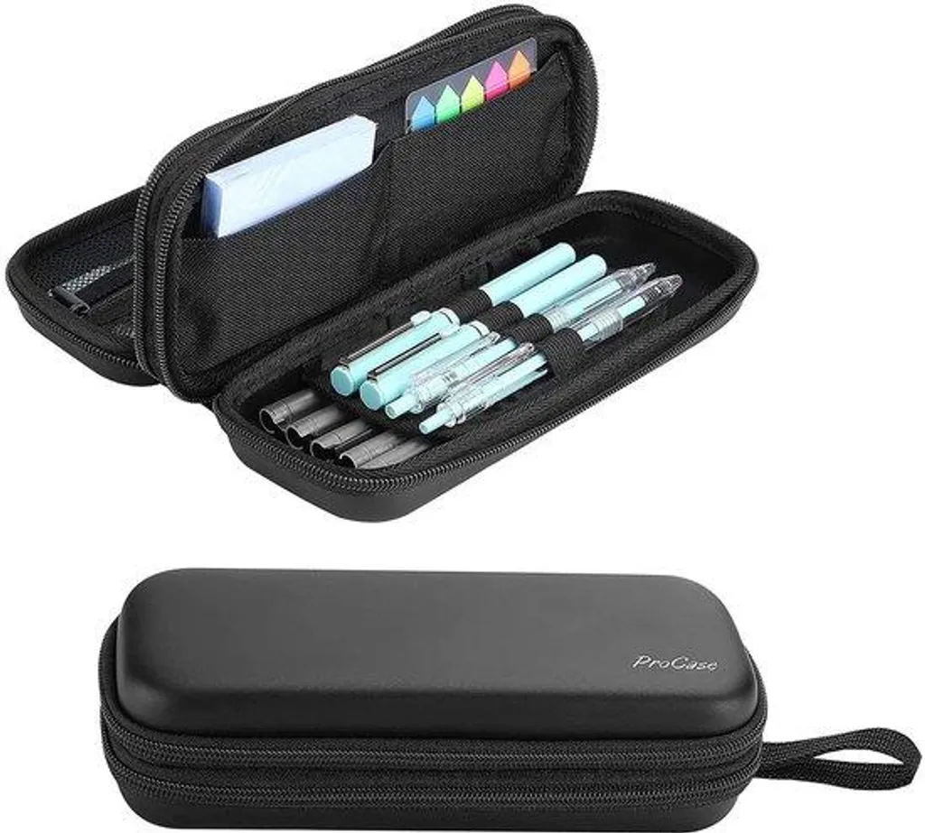 Étui de rangement noir en EVA renforcé pour câbles et accessoires