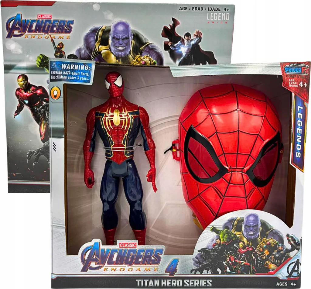 Jouet Figurine Spider-Man et Masque Marvel - Panoplie de Super-Héros
