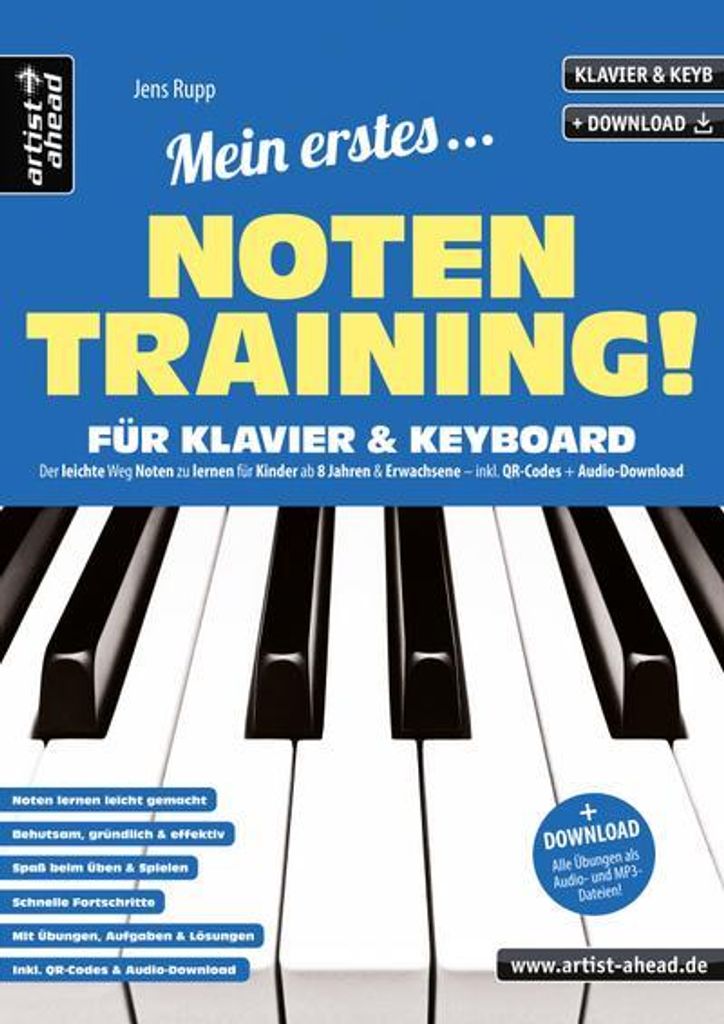 Mein erstes Notentraining für Klavier & Keyboard! Produktbild 