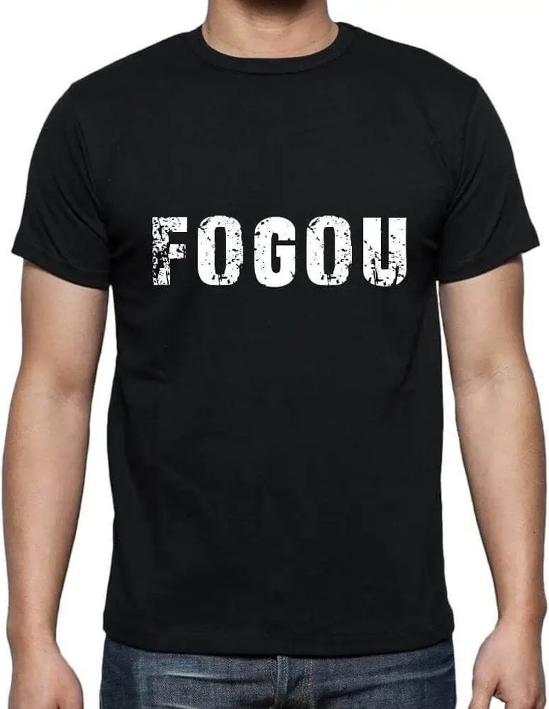 Herren Grafik T-Shirt Fogou Öko-Verantwortlich Vintage Jahrgang Kurzarm Lustige Druck Geburtstag Geschenk Mann