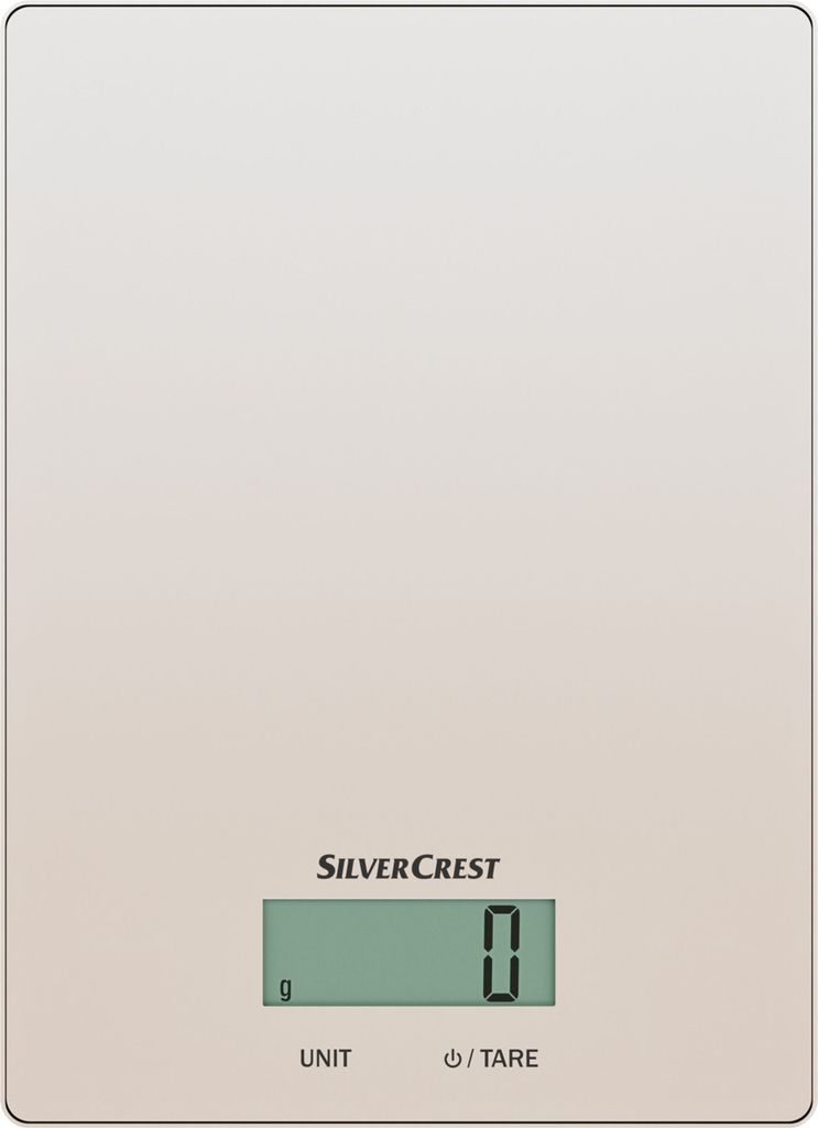SILVERCREST® KITCHEN TOOLS Küchenwaage Glas (Beige) Produktbild 