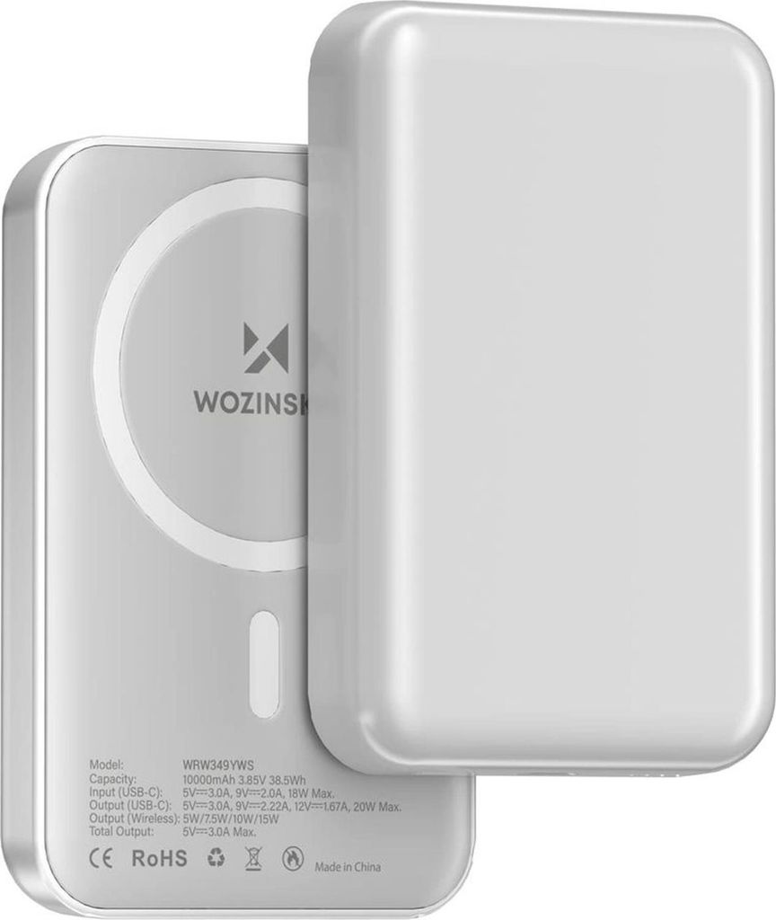 Wozinsky WRW349Y PowerBank für MagSafe 10000 mAh Quick Produktbild 