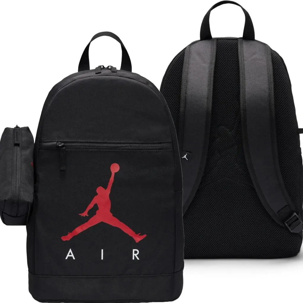 Sac à Dos Air Jordan 9B0503023 Noir 22L Robuste avec Trousse Scolaire
