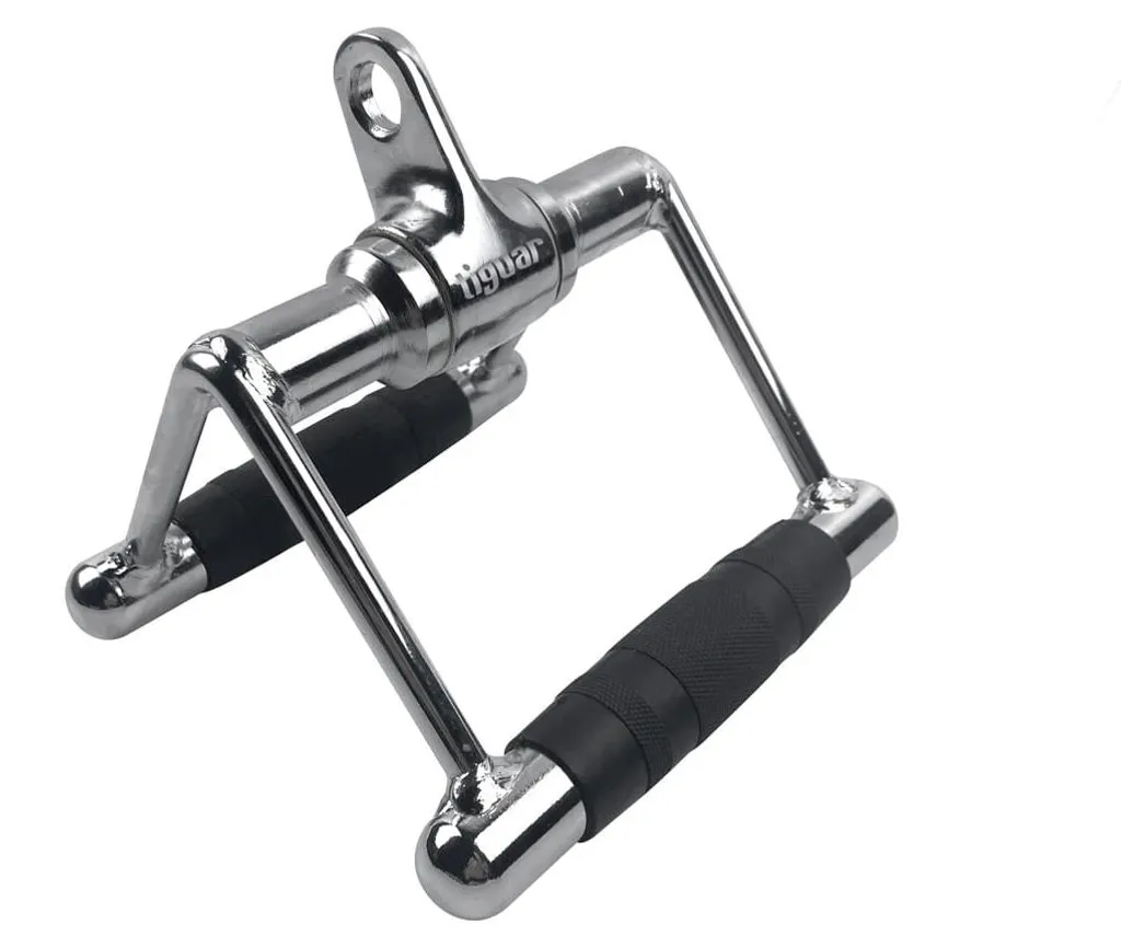 Poignée triangle Tiguar robuste pour tirage poulie et fitness musculation