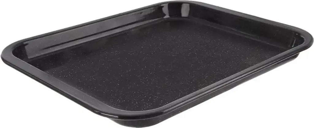 Plaque de cuisson émaillée Orion anti-rayures grande taille 35,8x28 cm