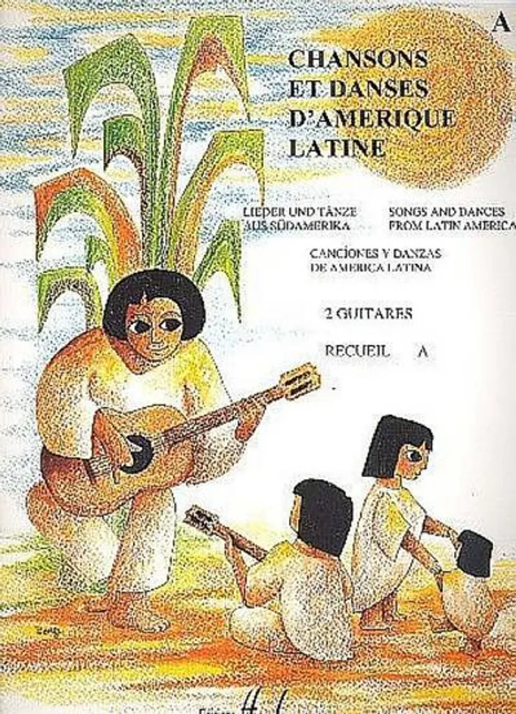 Partition de Musique Latine Volume A : Duo de Guitares Classiques 2 Gtr
