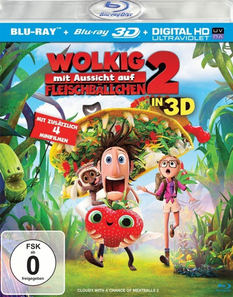 Wolkig mit Aussicht auf Fleischbällchen 2 (+ Blu-ray)
