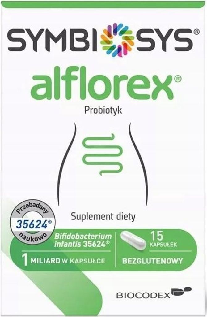 Symbiosys Alflorex 15 Kapseln – Probiotikum bei Reizdarm, Bifidobacterium infantis