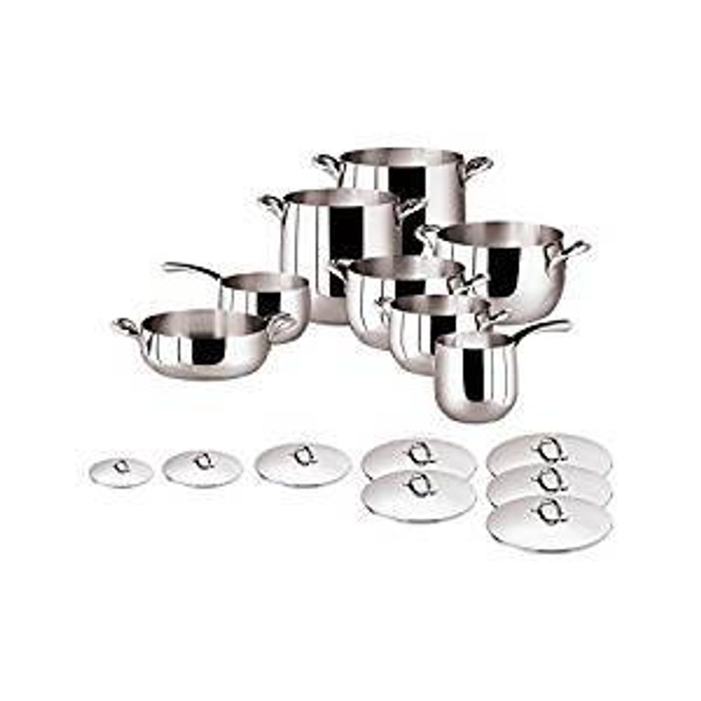 Sambonet S0247 Kikka Kochtopfset 16tlg., Edelstahl Rostfrei