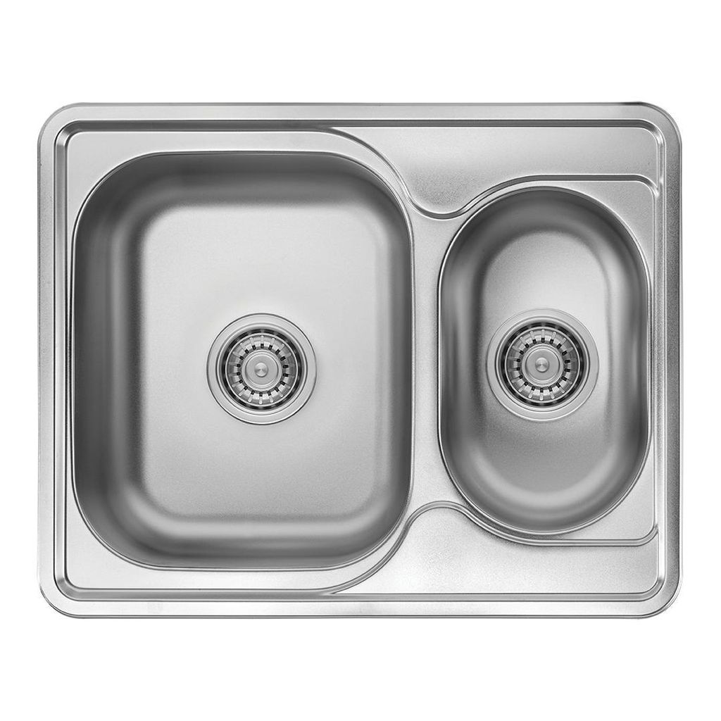 Lavello da cucina in acciaio inox a 1,5 vasche Lavello da Immagine del prodotto 