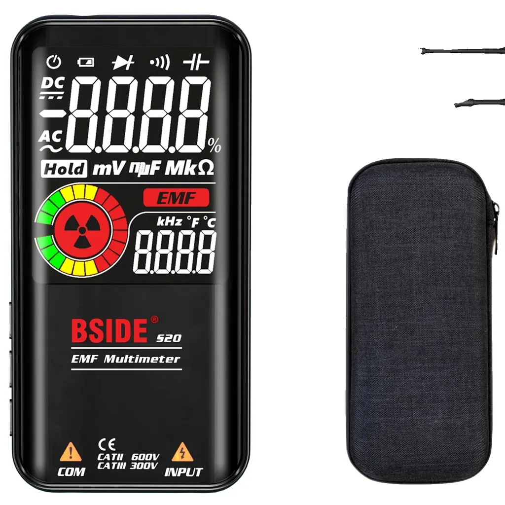 Testeur de rayonnement BSIDE S20 haute précision avec écran LCD 9999 points
