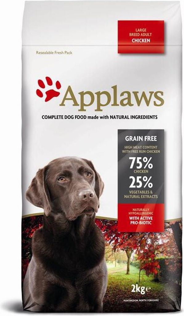 Applaws Hunde Trockenfutter Large Breed Adult mit Huhn 2 kg