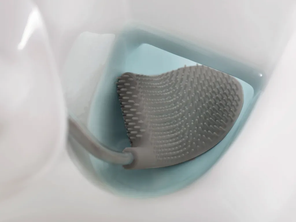 Joseph Joseph Flex Brosse WC avec Support en Acier Inoxydable Argenté - 18