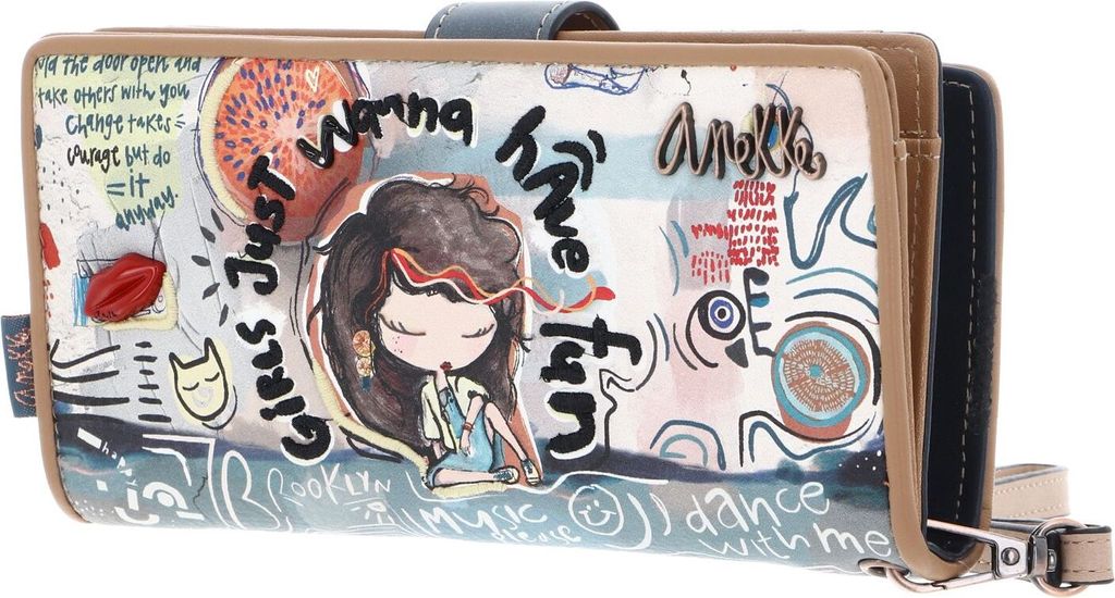 Anekke Geldbörse Fun & Music Wallet Multicolor mehrfarbig Produktbild 