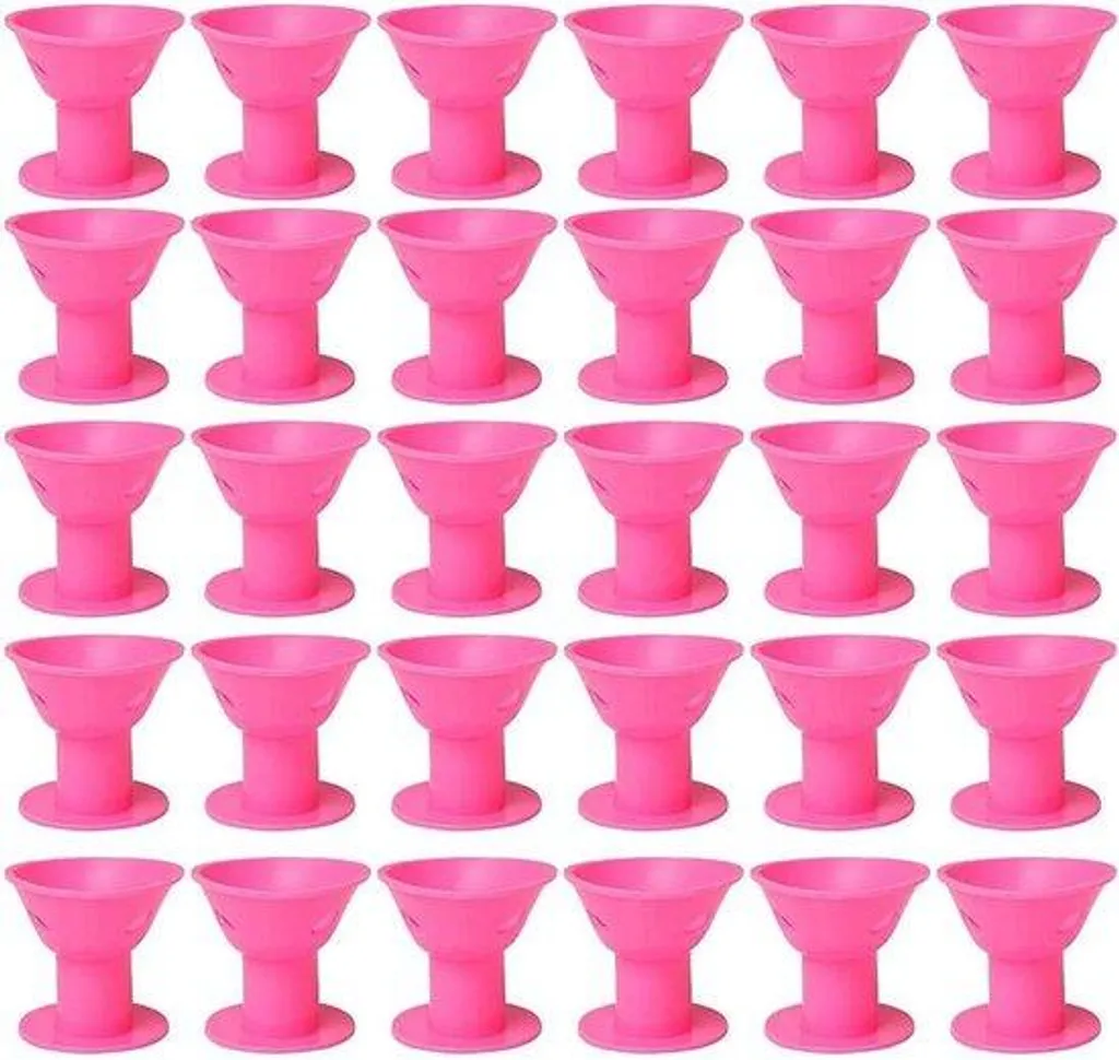 Barrettes en silicone anti-dérapantes lot de 30 pièces couleurs variées